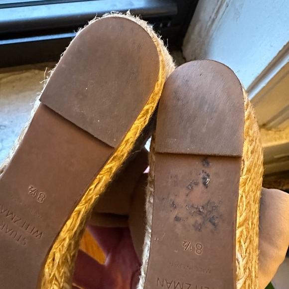 Stuart Weitzman “Sarina” adobe suede espadrille wedge - Picture 7 of 12
